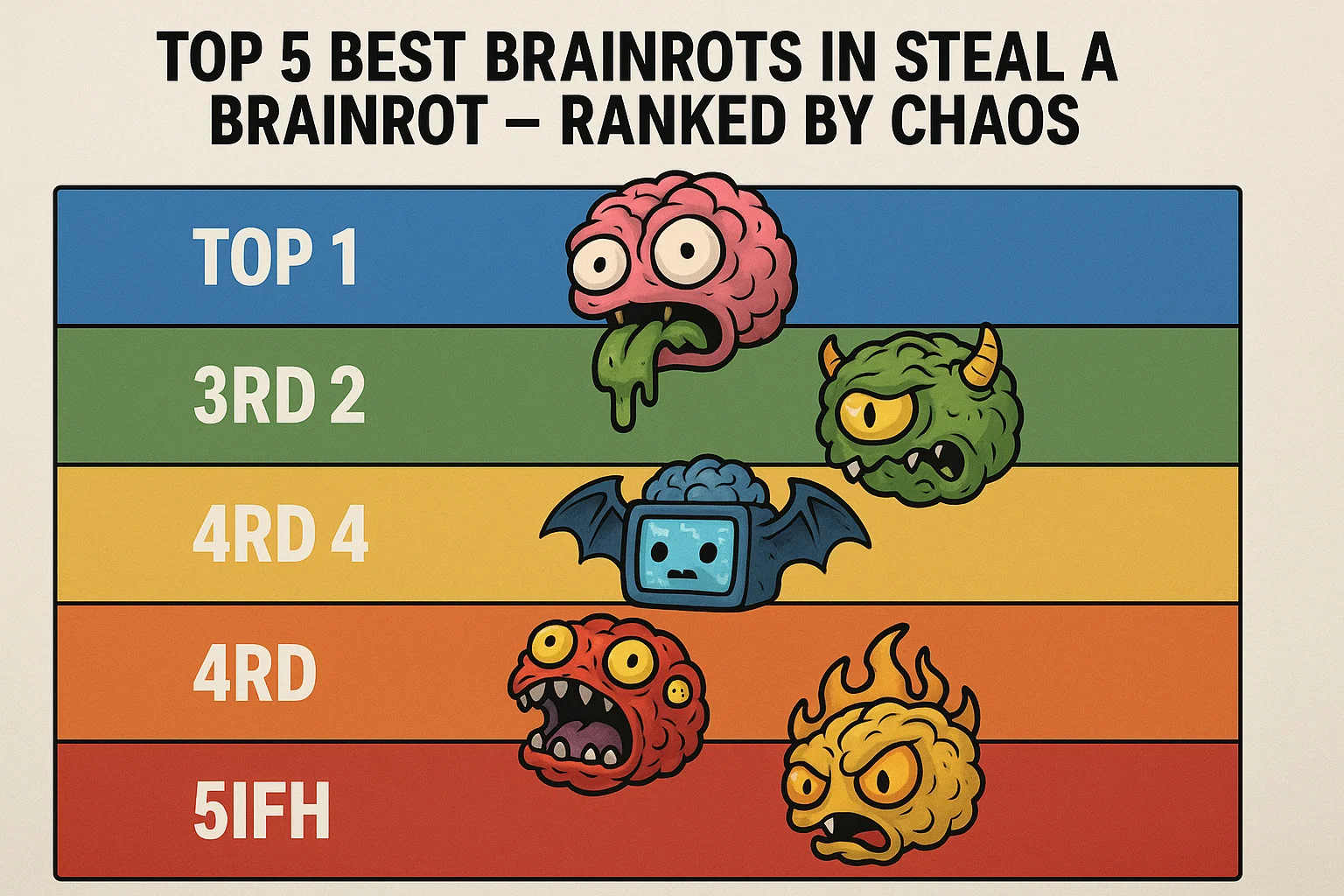 Top 5 Best Brainrots in Steal a Brainrot – Ranked by Chaos