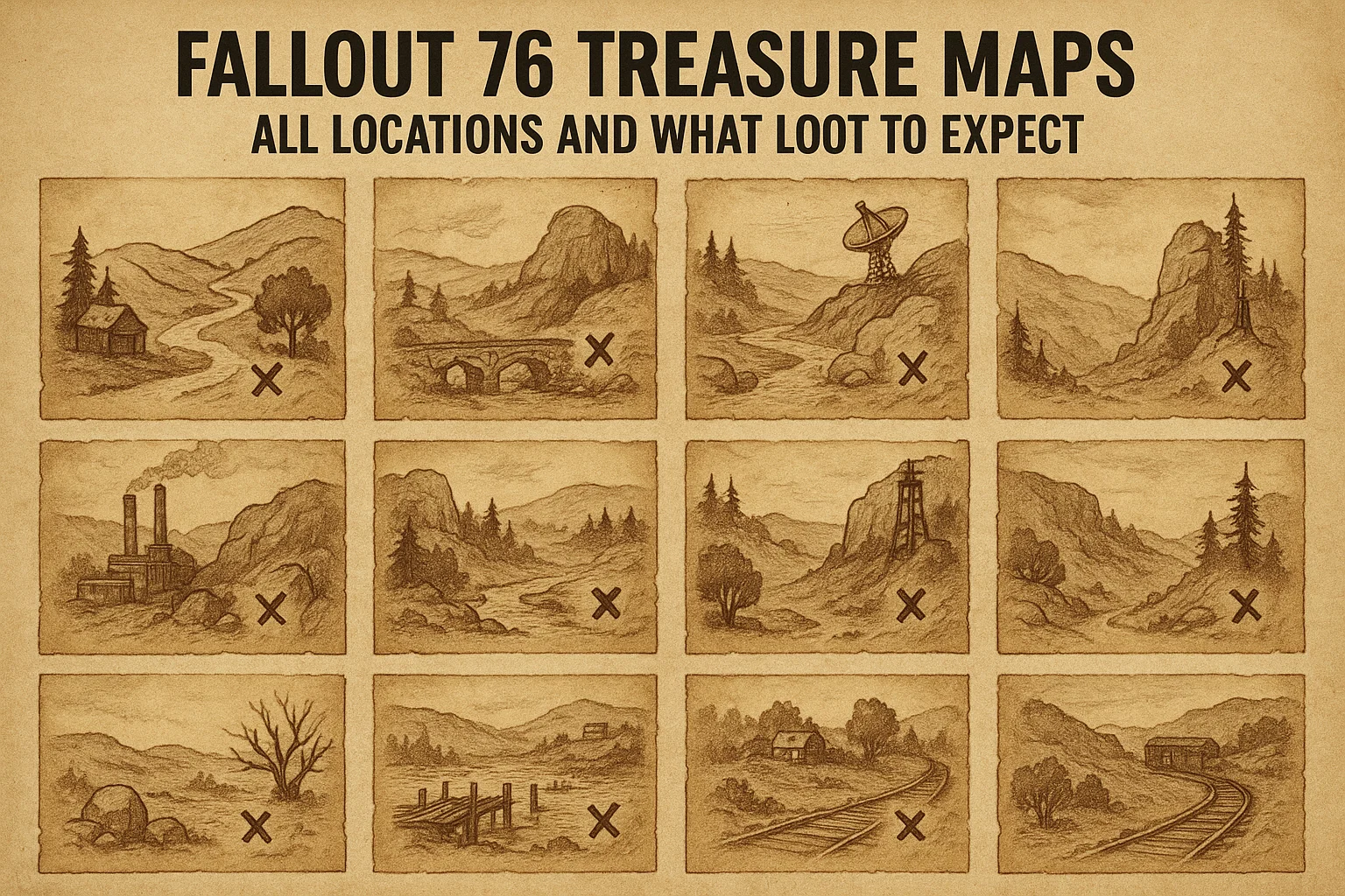 Fallout 76 Treasure Maps: All Locations and What Loot to Expect