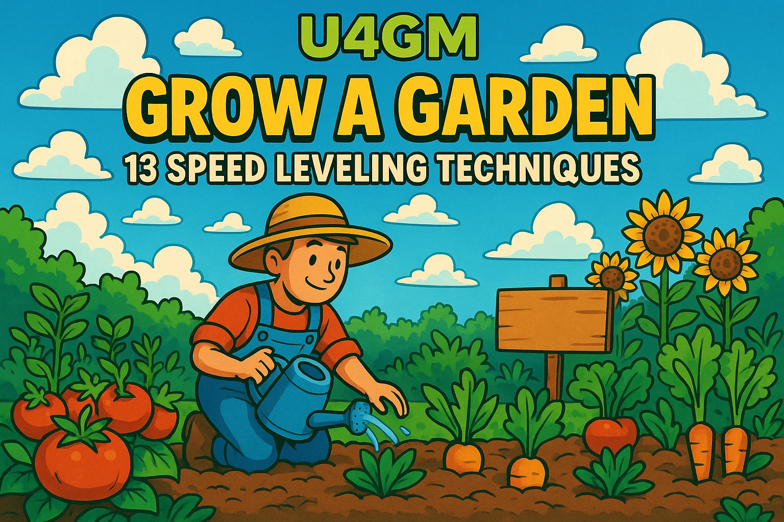 Grow A Garden: 13 Speed Leveling Techniques