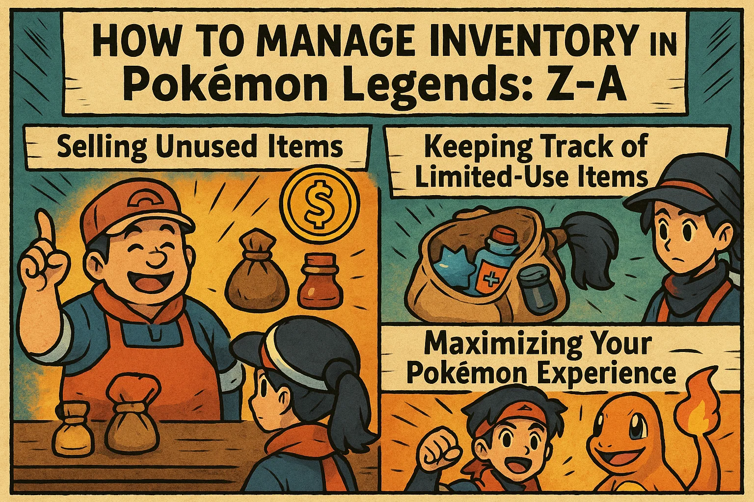 How to Manage Inventory in Pokémon Legends: Z-A