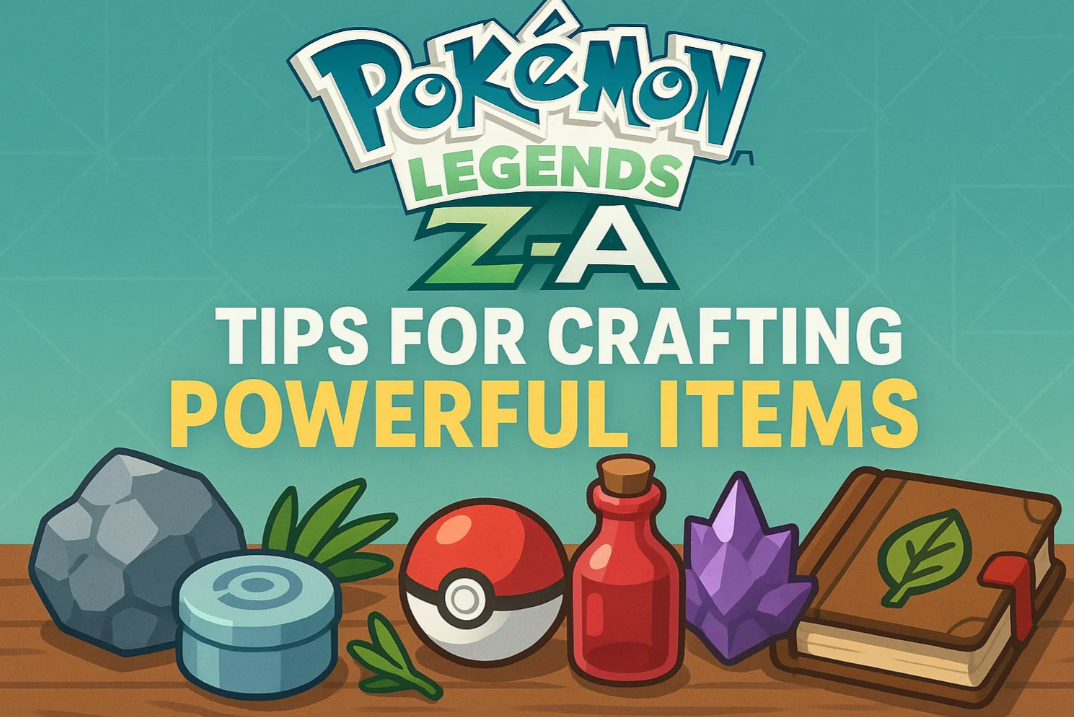 Pokémon Legends: Z-A Tips for Crafting Powerful Items